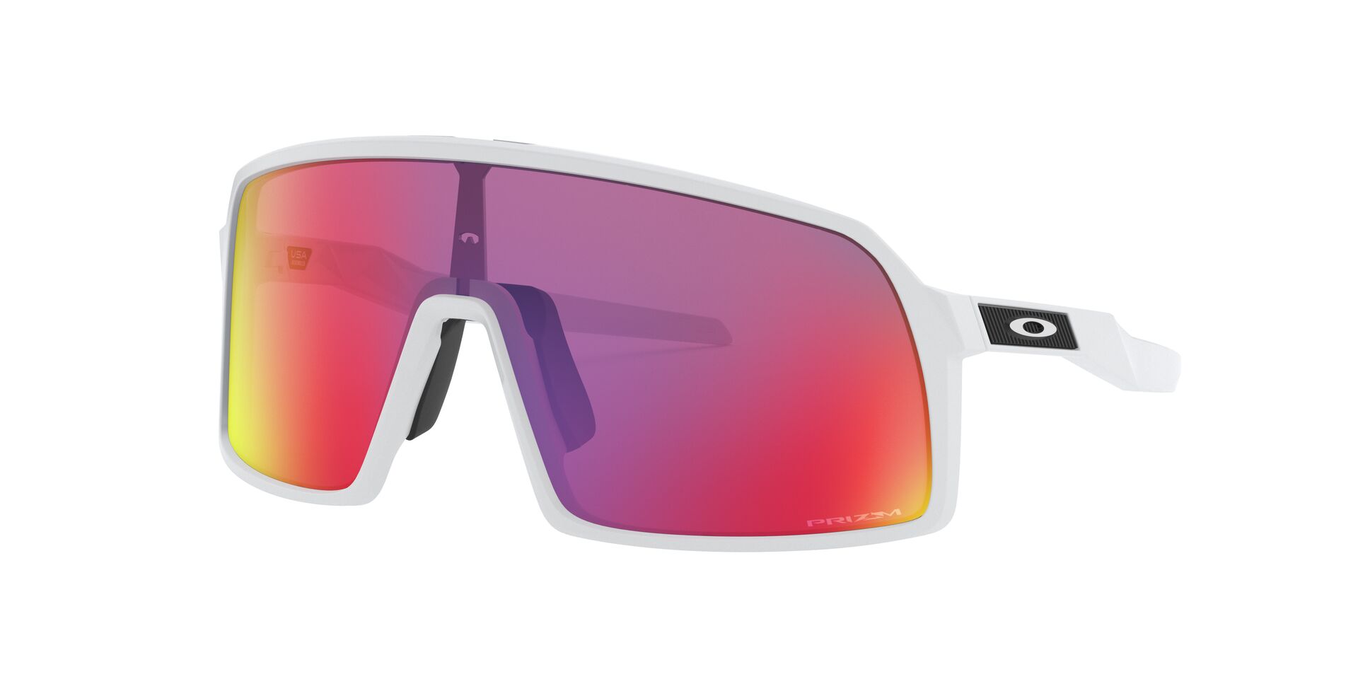 Oakley Sutro S Sonnenbrille Matte White/Prizm Road