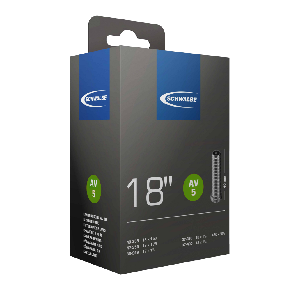 Schwalbe Schlauch Nr. 5 18" 30/47-355/400 AV 40mm 