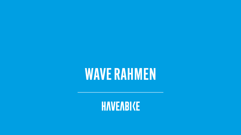 Entdecke die Leichtigkeit und Eleganz des Wave Rahmens für dein Fahrrad.